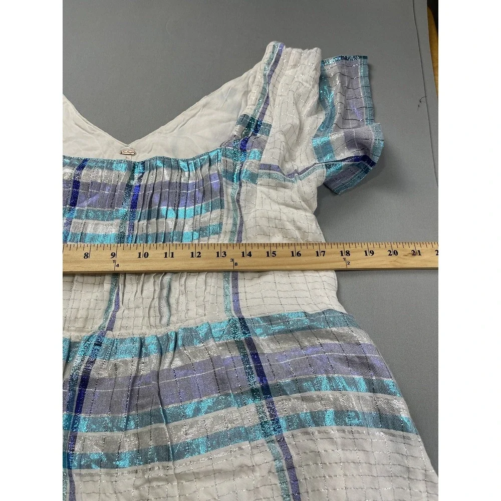 Free People Womens Shirt‎ XS Beachy Mermaid Coastal Fairy Boho Festival